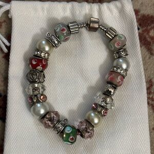 Vintage Multicoloured Charm Bracelet